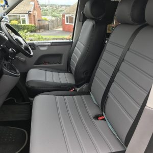 VW Transporter T5 van seat covers- made to measure in seating fabric