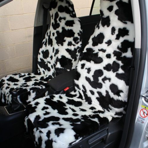 Mercedes Vito van seat covers cow fur fabric