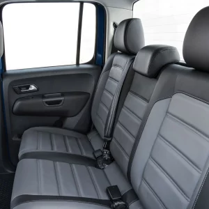 VW Amarok Jeep seat covers deluxe waterproof grey - 2 fronts