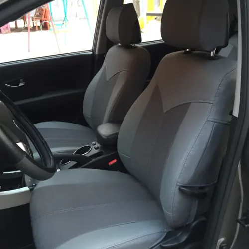 Mitsubishi Shogun jeep seat covers anthracite sports fabric- 2 fronts