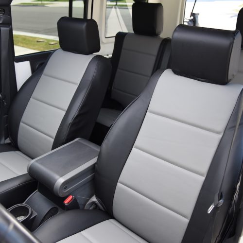 Ford Ranger Jeep seat covers deluxe waterproof black – 2 fronts