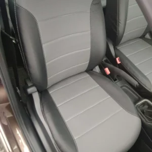 Toyota Landcruiser jeep seat covers deluxe waterproof grey - 2 fronts