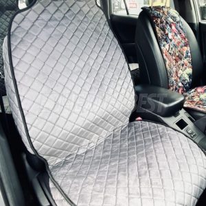Mitsubishi Pajero Jeep seat covers deluxe waterproof black - 2 fronts
