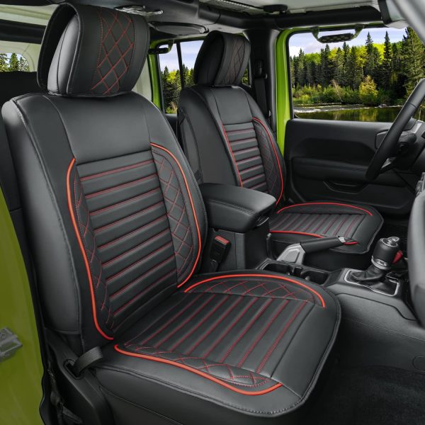Ford Ranger Jeep seat covers deluxe waterproof grey – 2 fronts – Van ...