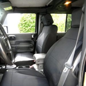 Mitsubishi L200 jeep seat covers anthracite sports fabric- 2 fronts