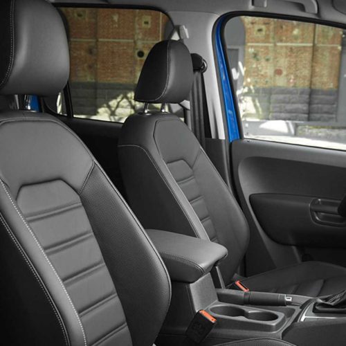 VW Amarok jeep seat covers anthracite sports fabric- 2 fronts