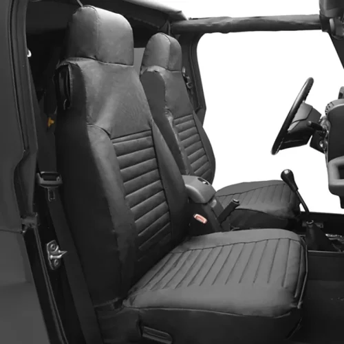 Citroen Crosser jeep seat covers deluxe waterproof grey – 2 fronts