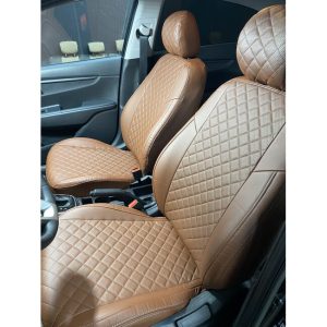 Suzuki Grand Vitara Jeep seat covers deluxe waterproof grey - 2 fronts