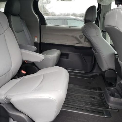 Toyota Hilux jeep seat covers anthracite cloth fabric with red bolsters- 2 fronts