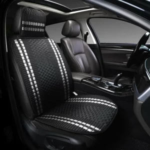 VW Amarok Jeep seat covers deluxe waterproof black - 2 fronts