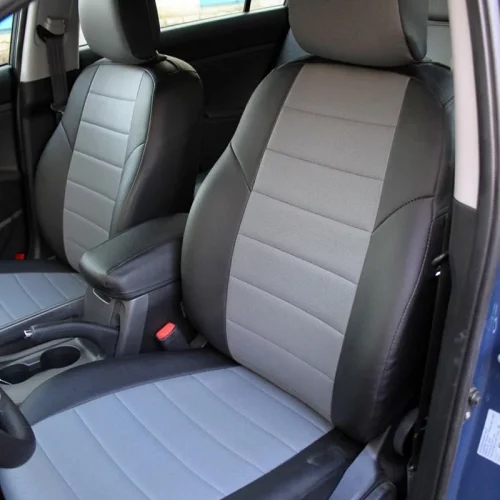 Nissan Navara Jeep seat covers deluxe waterproof grey – 2 fronts