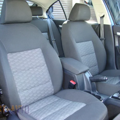 Mitsubishi Shogun Jeep seat covers deluxe waterproof black – 2 fronts